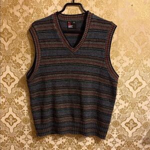 Men's Striped Sweater Vest